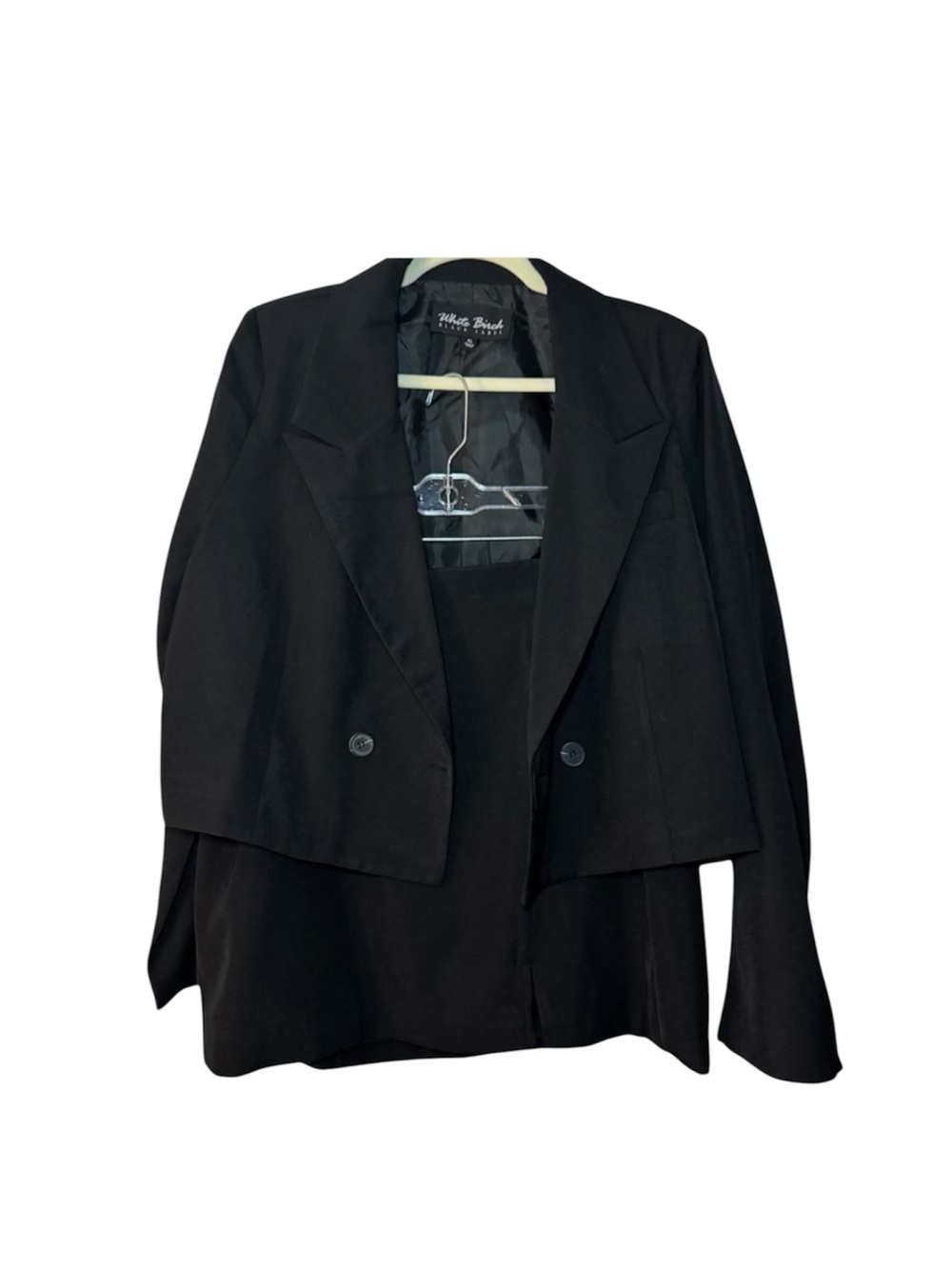 White Birch Black Label 2 piece cropped Blazer and Short Skirt Size XL NWOT